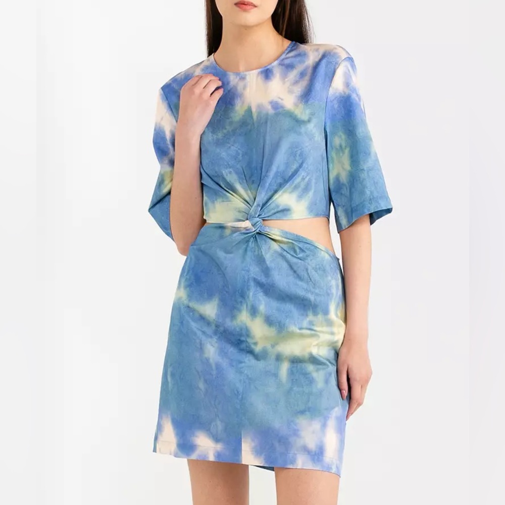 & OTHER STORIES cut-out waist tie-dye mini dress